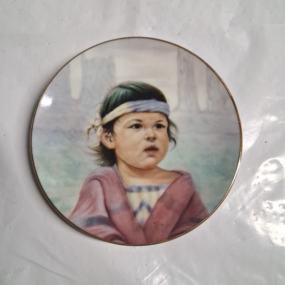 Bright Sky” Collector Plate #1491 from 1989 4.25in by Artist Gregory Perillo